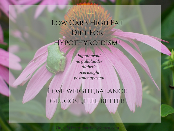 Low carb diet for hypothyroidism